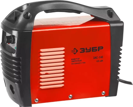 Инвертор ЗУБР сварочный, электр. 1,6-3,2 мм, А20-140, 1*220В ЗАС-140 купить в Тобольске