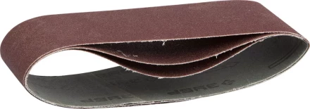 Лента шлифовальная бесконечная ЗУБР &quot;МАСТЕР&quot; на тканевой основе, для ЛШМ, P120, 75х533мм, 3шт 35542-120 купить в Тобольске