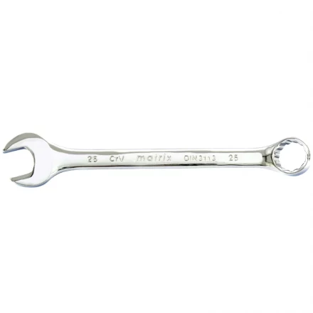 Ключ комбинированный 25 мм CrV полированный хром MATRIX 15170 купить в Тобольске
