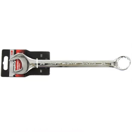 Ключ комбинированный 25 мм CrV полированный хром MATRIX 15170 купить в Тобольске