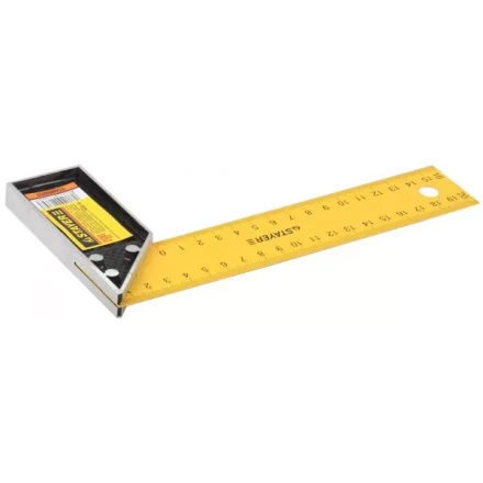 Угольник STAYER &quot;STANDARD&quot; столярный, стальное полотно, 200мм 34302-20 купить в Тобольске