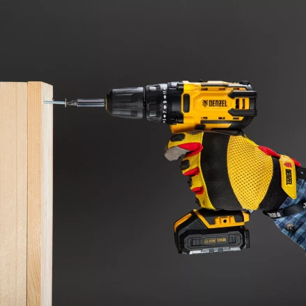 Дрель-шуруповерт аккумуляторная CDL-12-01CB, Li-Ion, 12 В, 1 акк.// Denzel 26104 купить в Тобольске