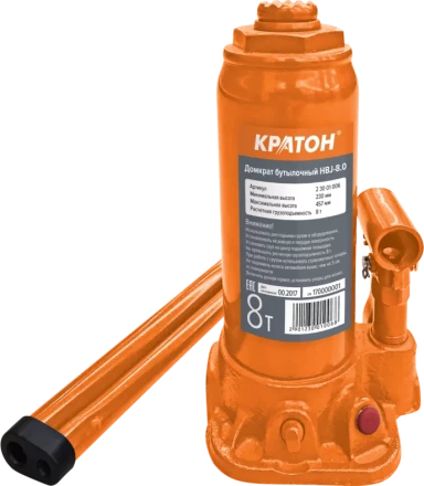 Домкрат бутылочный Кратон HBJ-8.0 2 30 01 006 купить в Тобольске