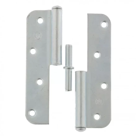 Петля накладная ПН1-130 левая цинк 4штуки  Металлист Россия 91555 купить в Тобольске