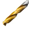 Сверло спиральное по металлу Denzel 6,5 х 148 мм, Р6М5, Golden Tip, удлиненное, 718257 купить в Тобольске