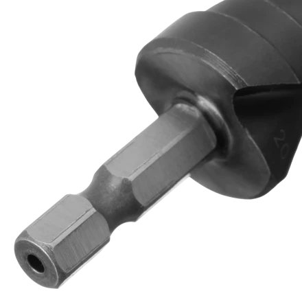 Сверло ступенчатое Denzel 723604, 6-8-10-12-14-16-18-20-22-24-26-28-30мм, Р6М5, 6-гр. хвостовик купить в Тобольске