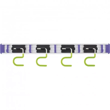 Алюминиевый настенный держатель для садового инструмента 4 крюка Palisad 68304 купить в Тобольске