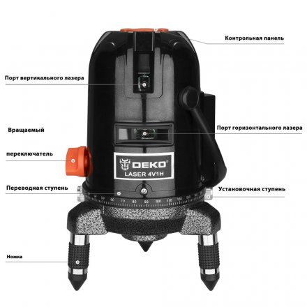 Уровень лазерный DEKO LL57GA, 065-0281 купить в Тобольске