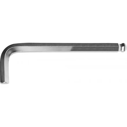 Ключ KRAFTOOL &quot;INDUSTRIE&quot; имбусовый, длинный, Cr-V, хромосатинированное покрытие, HEX 22 27437-22 купить в Тобольске