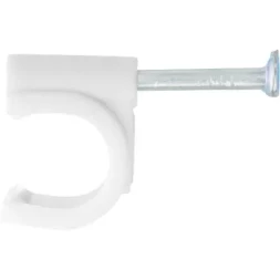 Скобы электроустановочные, 4 мм, круглый профиль, 50 шт СИБРТЕХ 47512