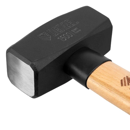 Кувалда, 1500 г Denzel 11019, кованая головка, буковая рукоятка купить в Тобольске