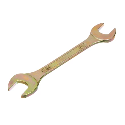 Набор ключей рожковых 6-22 мм, 8 шт, желтый цинк Сибртех 15280 купить в Тобольске