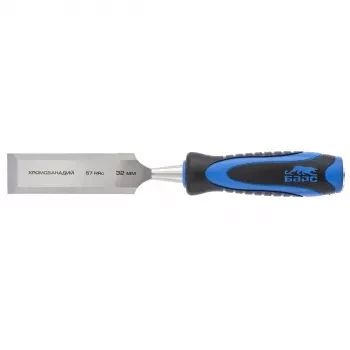 Долото-стамеска,плоская,32мм, двухкомпонентная рукоятка,металлический затыльник БАРС 24657 купить в Тобольске