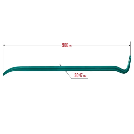 Лом-гвоздодер 21900-90 купить в Тобольске