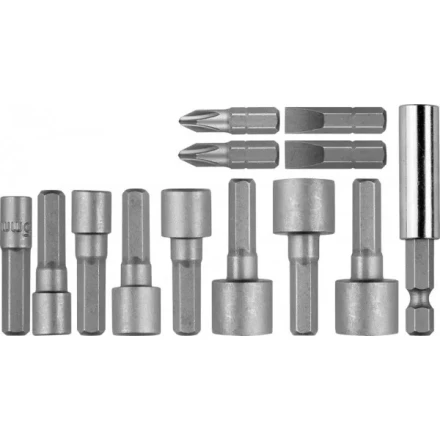 Набор STAYER &quot;PROFI&quot; Биты с магнитным адаптером и торцевыми головками, 13 предметов 2611-H13 купить в Тобольске