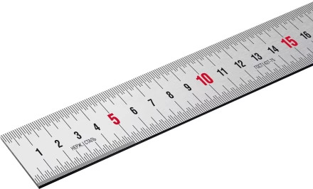 ЗУБР Про-20, длина 0.20 м, усиленная нержавеющая линейка, Профессионал (34280-020) купить в Тобольске