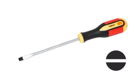 Отвертка шлиц. 1,2х8,0х150мм,трехкомп рук. 19617 купить в Тобольске