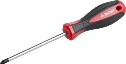 Отвертка ЗУБР &quot;МАСТЕР&quot;, Cr-v, эргономичная двухкомпонентная рукоятка, PH1x100мм 25062-1-100_z03 купить в Тобольске