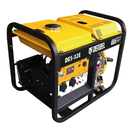 Генератор дизельный DES-32E 3.2 кВт 230 В 11 л электростартер Denzel 94412 купить в Тобольске