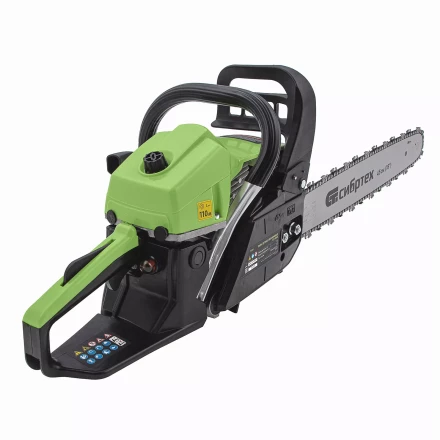 Пила цепная бензиновая Сибртех БП-5245 95209, 52 см3, шина 45 см, шаг 0.325, паз 1,5 мм, 72 звена купить в Тобольске