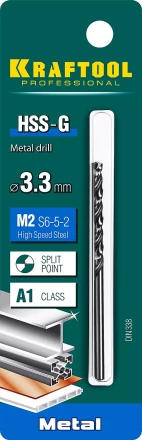 Сверла по металлу HSS-G Оберон 29651-3.3 купить в Тобольске