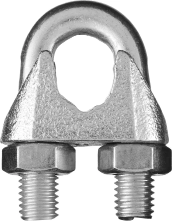 Зажим троса DIN 741, оцинкованный, 10мм, 25 шт, STAYER Master 30535-10 30535-10 купить в Тобольске