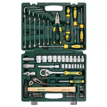 Набор KRAFTOOL &quot;ЕХPERT&quot; Слесарно-монтажный инструмент, 66 предметов 27976-H66 купить в Тобольске