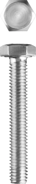 Болт ГОСТ 7798-70, M6 x 30 мм, 6 шт, кл. пр. 5.8, оцинкованный, ЗУБР 303086-06-030 купить в Тобольске