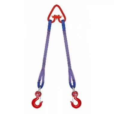 Строп текстильный двухветвевой 2СТ 5 т L=2.5 м SF7 120 мм Звено РТ-3 купить в Тобольске