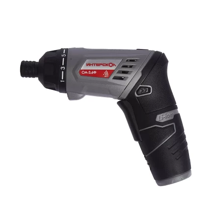 Отвертка-трансформер + фонарь ИНТЕРСКОЛ ОА-3,6Ф аккумуляторная (Li-ion, кейс) купить в Тобольске