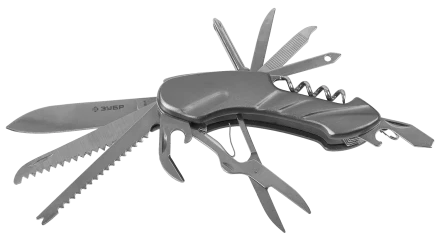 Нож складной многофункциональный 12в1 рукоятка 90 мм ЗУБР МАСТЕР 47781 купить в Тобольске