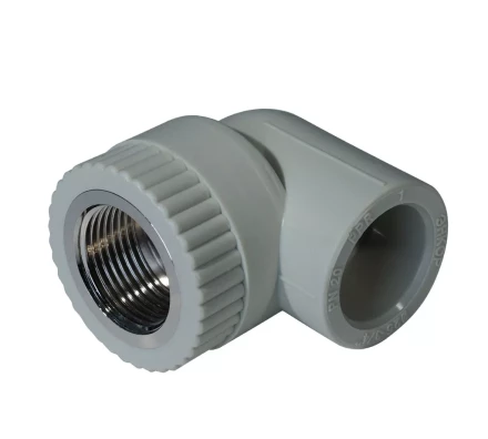 Уголок комб. PP-R ВР 20мм х 1/2 серый (50/150) 44170 купить в Тобольске