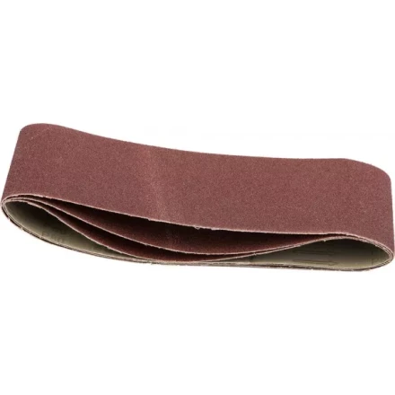 Лента STAYER &quot;MASTER&quot; шлифовальная универсальная бесконечная на тканевой основе, для ЛШМ, P80, 100х610мм, 3шт 35443-080 купить в Тобольске