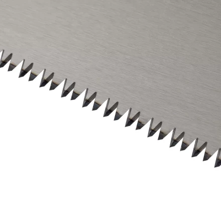Ножовка по дереву, 450 мм, 9 TPI, зуб 3D, металлопластиковая рукоятка Denzel 24140 купить в Тобольске