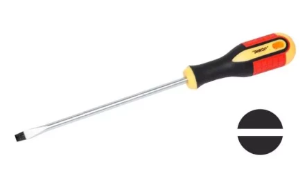 Отвертка шлиц. 1,6х8,0х200мм,трехкомп рук. 19618 купить в Тобольске