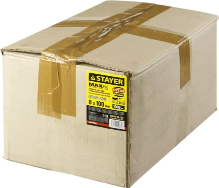 Дюбель-гвоздь полипропиленовый, потайный бортик, 8 x 100 мм, 1000 шт, STAYER Master 30640-08-100 30640-08-100 купить в Тобольске