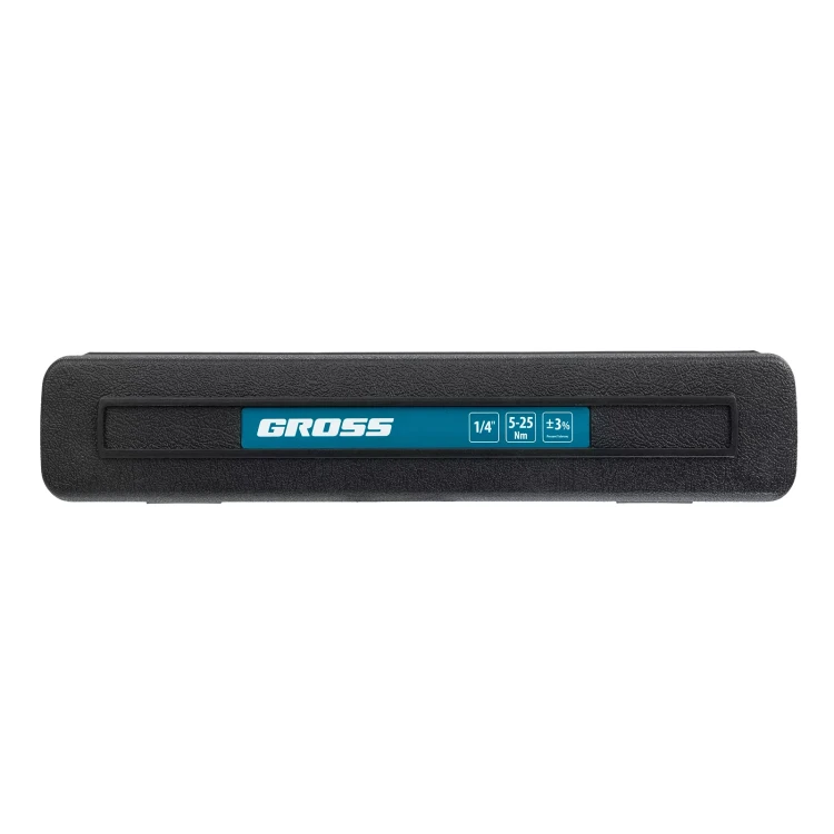 Ключ динамометрический Gross 14180, 5-25 Нм, 1/4", CrV купить в Тобольске
