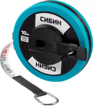 Мерная лента СИБИН фиберглассовая, 10м 34154-10 купить в Тобольске