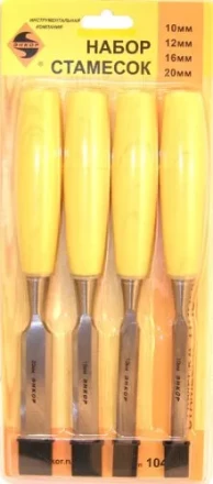 Набор стамесок 10,12,16,20 мм 4 штуки блистер Энкор 10401 купить в Тобольске
