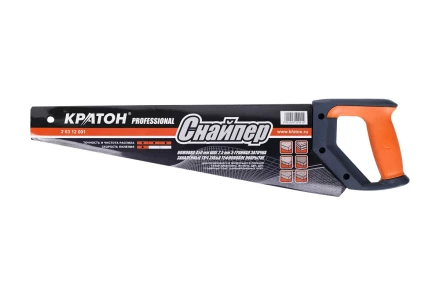 Ножовка Кратон PROFESSIONAL 450мм шаг 2,5мм 3-гран. зуб. ТВЧ 2 03 12 001 купить в Тобольске
