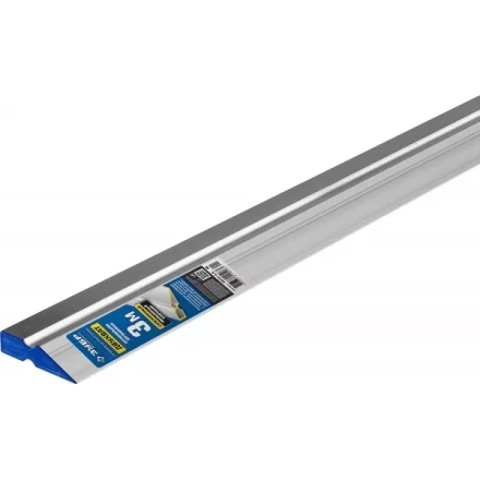 Правило ЗУБР алюминиевое, профиль &quot;ДВУХВАТ&quot; с ребром жесткости, 3м 10721-3.0 купить в Тобольске
