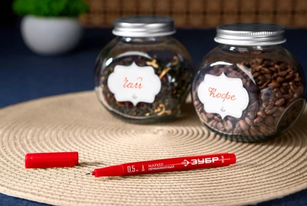 ЗУБР МП-50 красный, 0.5 мм перманентный маркер (06321-3) купить в Тобольске