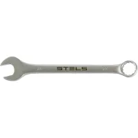 Ключ комбинированный 28 мм CrV матовый хром STELS 15229
