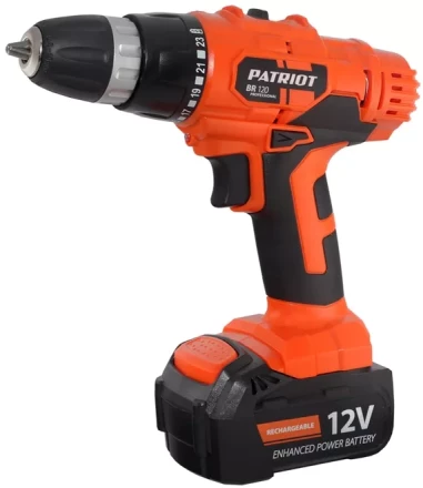 Аккумуляторная дрель-шуруповерт BR 120 PATRIOT купить в Тобольске