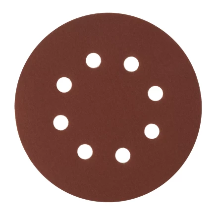 Круг абразивный на ворсовой подложке под &quot;липучку&quot;, перфорированный, P 400, 125 мм, 5 шт Сибртех 738147 купить в Тобольске