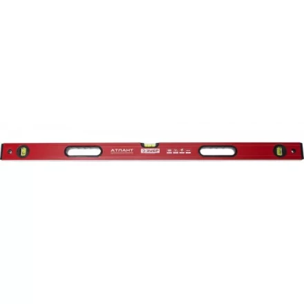 Уровень ЗУБР &quot;МАСТЕР&quot; &quot;УС - 5&quot; коробчатый усиленный, фрезерованный, 3 глазка, крашенный, с ручками, 100см 4-34585-100 купить в Тобольске