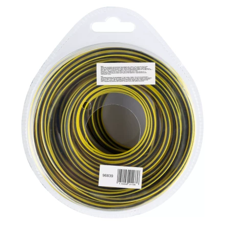 Леска для триммера двухкомпонентная квадратная, 3,0мм х 12м, блистер SkyCutter Denzel 96839 купить в Тобольске