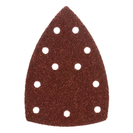 Треугольник абразивный на ворc. подложке под &quot;липучку&quot;, перф., P 40, 150х150х100 мм, 5 шт. Denzel 738577 купить в Тобольске