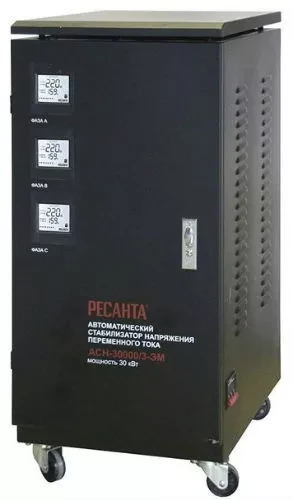Стабилизатор трехфазный РЕСАНТА АСН-30000/3-ЭМ купить в Тобольске