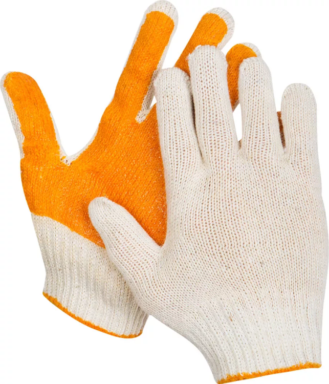 Перчатки STAYER "МASTER" трикотажные, 7 класс, х/б, обливная ладонь из ПВХ, L-XL 11405-XL купить в Тобольске